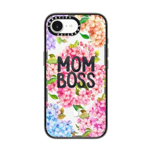 Coque iPhone 16e CASETiFY MOM BOSS coque MagSafe transparente pour mères actives