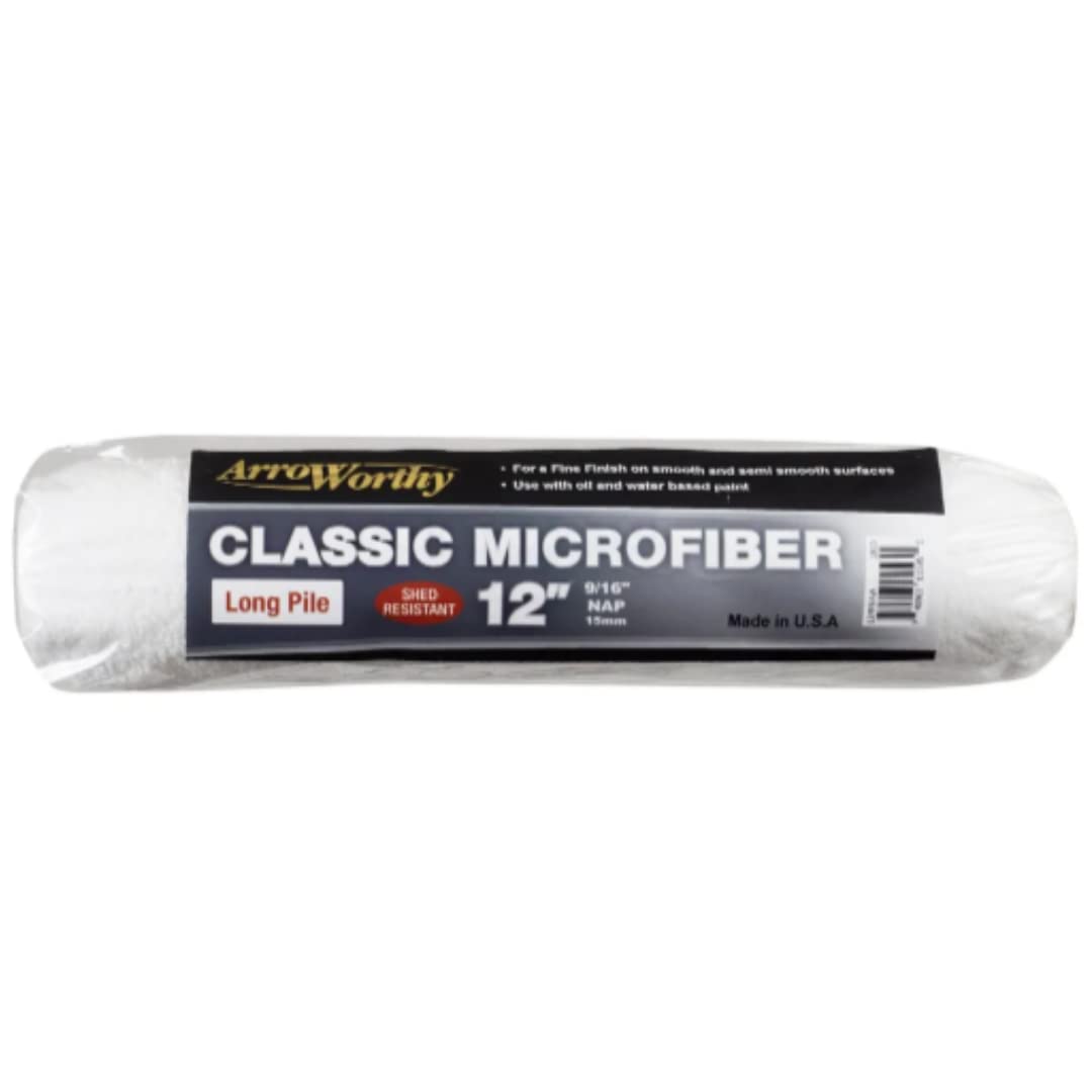 Gripper Cloth Arroworthy Classic 12" Microfiber Cover (1-1/2" Diameter Core) Long Pile