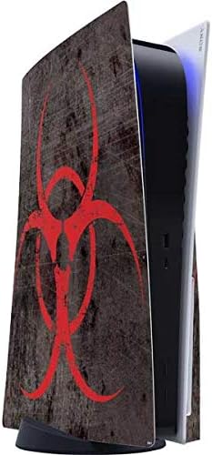 Skinit Decal Gaming Skin Compatible with PS5 Console - Biohazard Red Design