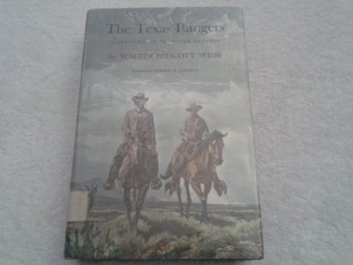 The TEXAS RANGERS. A Century of Frontier Defens... B00085C4G0 Book Cover