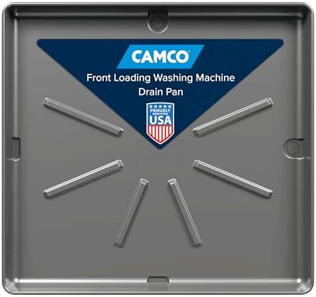 Camco Lavadora Drenaje Cacerola con PVC