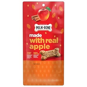 Milk-Bone Limited Edition Apple Cinnamon Flavor Biscuit Dog Treats, 8 Ounce Milk-Bone Limited Edition Apple Cinnamon Flavor Biscuit Dog Treats, 8 Ounce