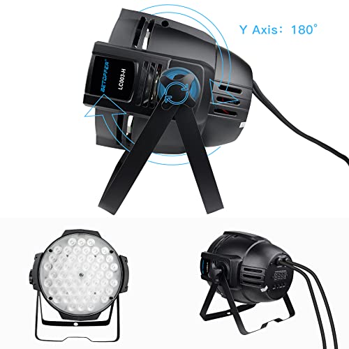 Betopper Stage Light Dj Washing Strobe Lights For Parties 54 Led Super Bright Dmx512 White/Off White 5000 Lumens Par Lighting For Church Event,Wedding,Theater,Studio,Photostudio,Event Etc. #TOP5