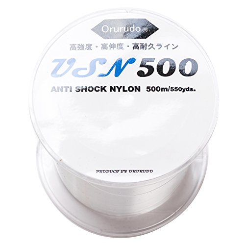 【3個セット】 オルルド釣具 ナイロンライン USN500 アンチショックナイロン採用 「Ultra Soft Nylon(ウルトラソフトナイロン)」 高伸度・高強度・高耐久釣糸 ラインカラー：透明（クリア） 4号 qb230001a10n0 6枚目
