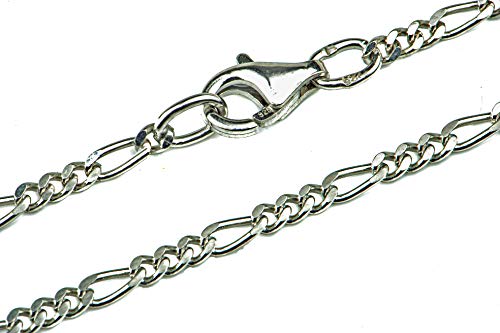 Chaîne Figaro en argent 925 rhodié le bijou idéal pour sublimer vos tenues de style