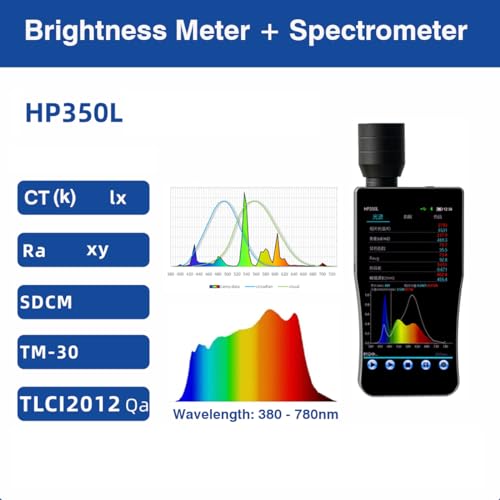 Brightness Meter Spectrometer cd/m² SDCM Light Tester Testing Tool for Display Screen Calibration - Thumbnail 2