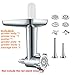 GVODE Meat Grinder Attachment for Kitchenaid Stand Mixer, Meat Grinders Includes 4 Grinding Plates, 3 Sausage Stuffer Tubes, 2 Grinding Blades, For Kitchenaid Mixer Attachments