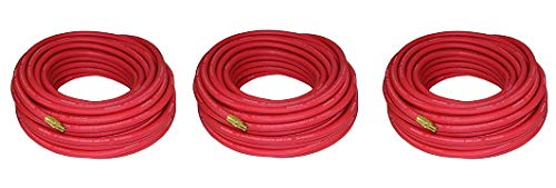 Good Year 12674 Rubber Air Hose Red, 50-Feet x 3/8-Inch (3)