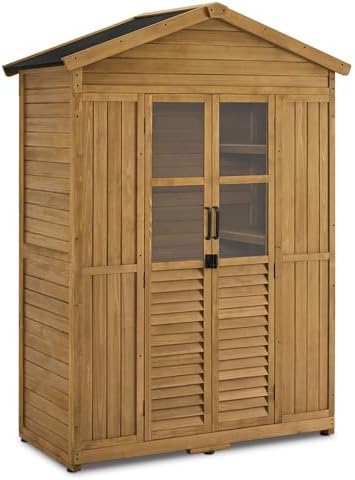 M MCombo Armoire de Jardin abri de Jardin en Bois résistant aux i...