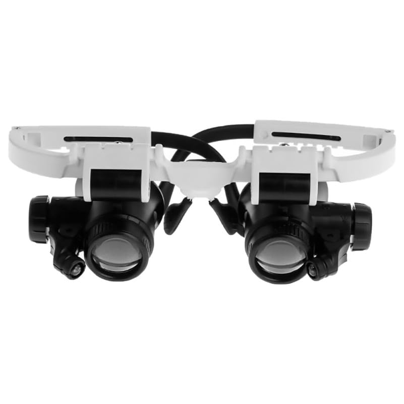 Loupes jumelles LED de précision 8x 23x FRCOLOR pour bijoux montres et verres acryliques