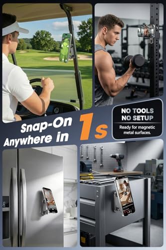 NOVRIDO Golf Cart Phone Holder Magnetic Mount — NOVRIDO golf cart phone holder review Image 7