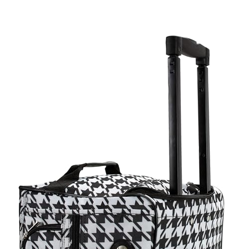 Image of Rockland Rolling Duffel Bag, Black, 22 inch