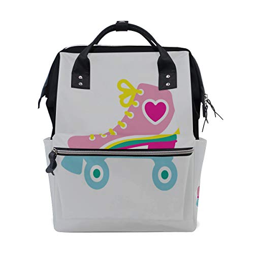 Sport Rollschuh Schuhe Mit Großer Kapazität Wickeltaschen Mummy Rucksack Multi Funktionen Windel Wickeltasche Tote Handtasche Für Kinder Babypflege