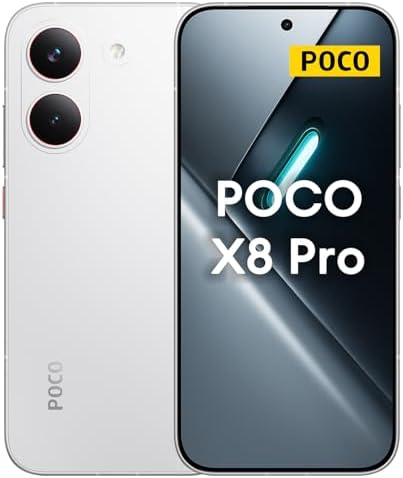 Poco X8 Pro, 8GB RAM, 256GB Almacenamiento, Blanco | Sin Adaptado...