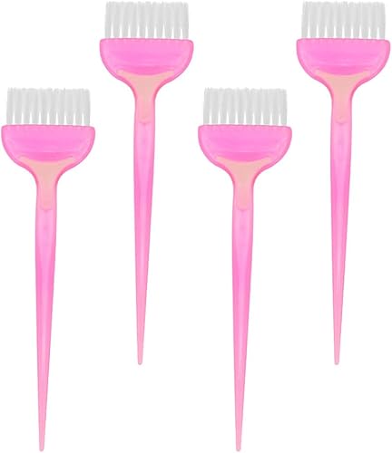 Miniatura 10 de Beaupretty Kit de pinceles de tinte para el cabello de peluquería 4 pinceles de tinte y resaltado, cepillo para teñir el cabello para teñir el