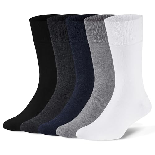 Sockswift Bamboo Diabetic Crew Socks for Men