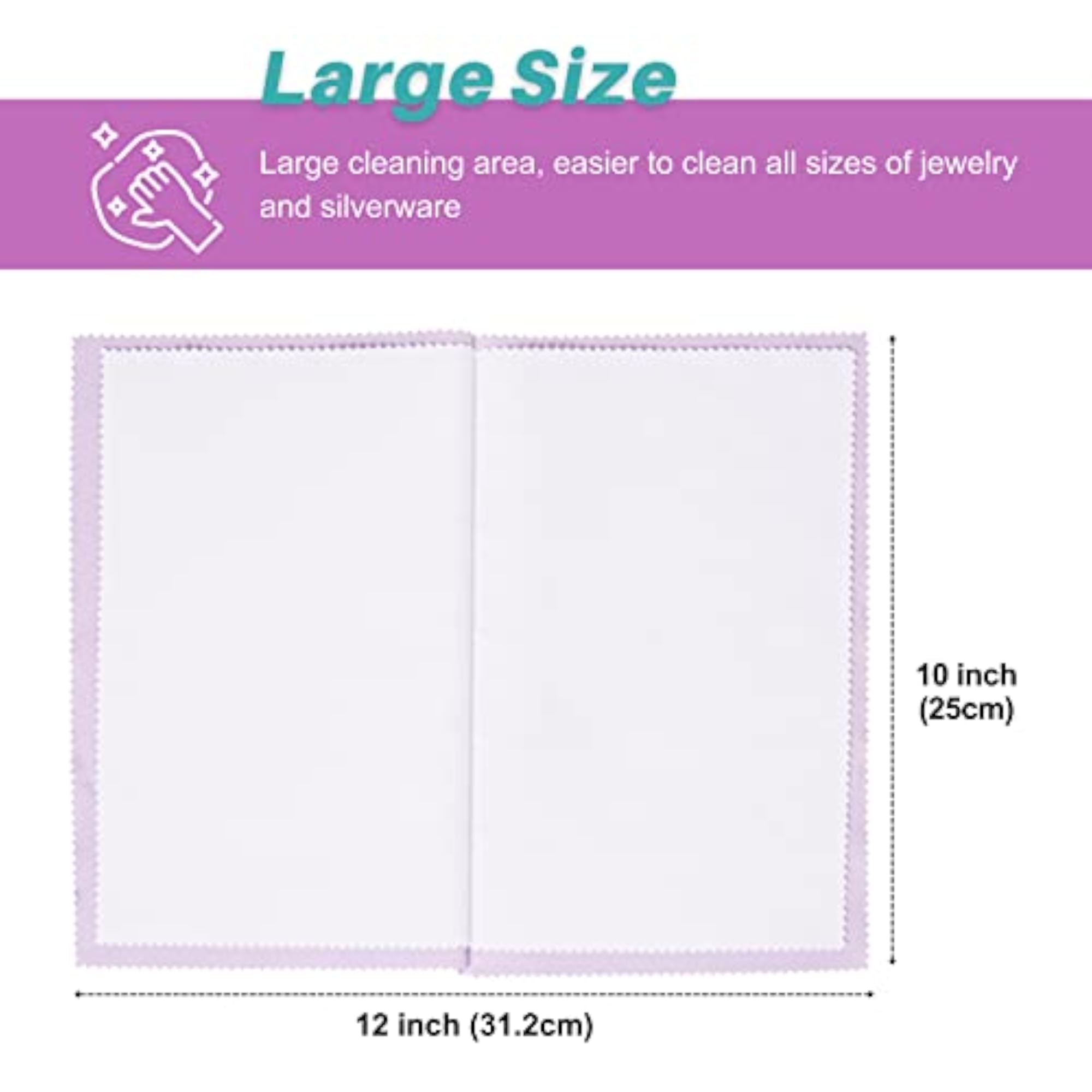 3pcs Multi-Layer Jewelry Cleaning Cloth Set