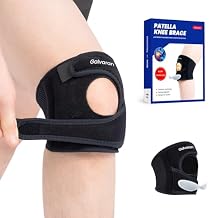 Galvaran Patellar Knee Brace Support Strap Knee Pain Relief Adjustable Knee Strap for Tendonitis, Arthritis, Jumpers, Tennis Running Injury Recovery Medium