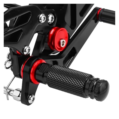 Pédales Repose-Pieds CNC YZF R3 Anti-Glisse Réglables Arrière - 6