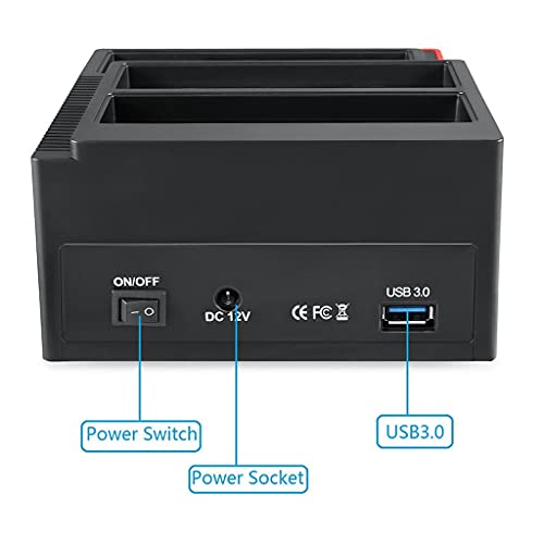 Base de conexión SATA e IDE de 2.5 y 3.5 pulgadas con Hub USB 3.0 2