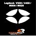 Produktbild Corepad Mausfüße Skatez Pro 50 Ersatz Mausfüße kompatibel mit Logitech V320 - Logitech V450 - Logitech V470 - Logitech M505 - Logitech M525 - Logitech M545