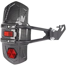 Motorcycle Splash Guard, Rear Wheel Cover Splash Guard, Motorcycle Rear Wheel Mudguard Carbon Fibre Splash Guard Universal Motorbike Refitting
