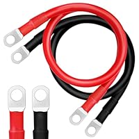 2 Stück Batteriekabel 100cm 2 AWG 35mm², 12V Auto Batterie Kabel Batterie Wechselrichter Kabel Batterie Verlängerungskabel SC35-10 für Motorrad Solar Autobatterie Massekabel Auto Usw (100CM)