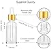 PrettyCare 4 Pack 1oz Dropper Bottle for Essential Oils, 30 ml Clear Glass Essential Oils Bottles with Labels, Funnels- Empty Leak Proof Tincture Bottles for Personal Care & Beauty