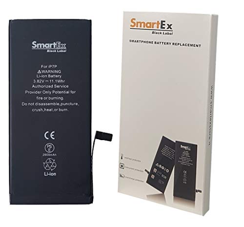 Smartex® Black Label Baterìa Compatible con iPhone 7 Plus - 2900 mAh | 2 Años de Garantía