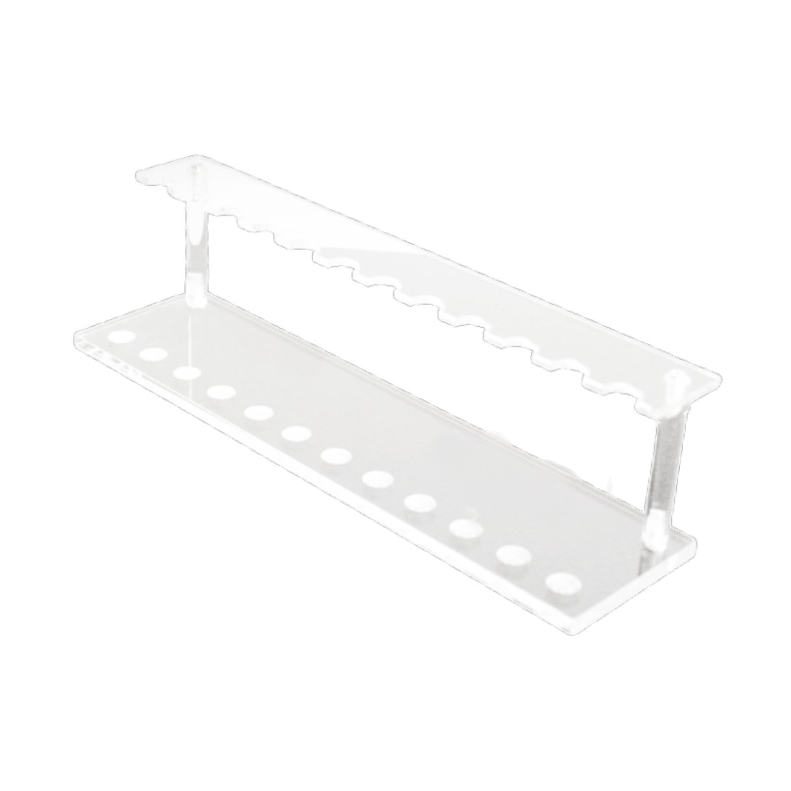 POXZSFX Eyeline Rack Makeup Holder Displays Beauty Essentials With Elegance And Functionality Stationery Cosmetic Rack Acrylic Eyeliner Stand Ballpoint Pens, Clear, 31x8x7cm