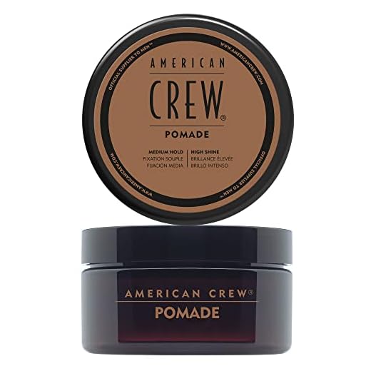 American Crew - Pomade, Cera para el Pelo de Hombre, Alta Fijación, Fuerte y Duradera, Aporta Definición y Brillo, Acabado Flexible, Para Cabellos de Cualquier Longitud