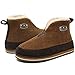 KuaiLu Mens House Slippers Booties Cozy Memory Foam Orthopedic Arch Support Boots Warm Fleece Plush Lining Winter Felt Wool Home Bedroom Slipper Socks Indoor Outdoor Non-Slip Shoes Khaki Size 7.5-8