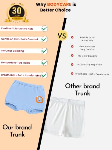 Image of BODYCARE Baby Boys & Baby Girls Cotton Briefs | Soft, Breathable & Skin-Friendly Printed Innerwear | Multiple Pack Options | 0-24 Months