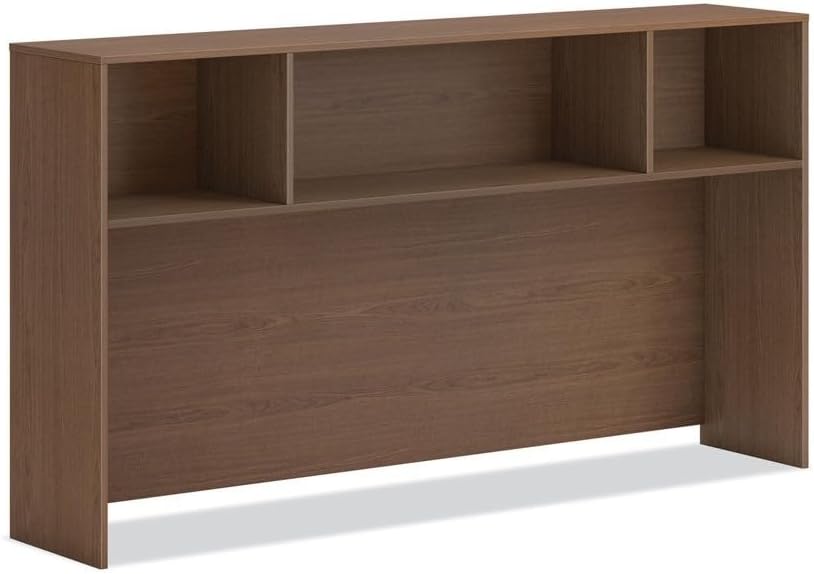 Power Tools for HON LDH72LE1 72W x 14D x 39.75H 3 Compartments Mod Desk Hutch - Sepia Walnut Mod-C26PO-16877