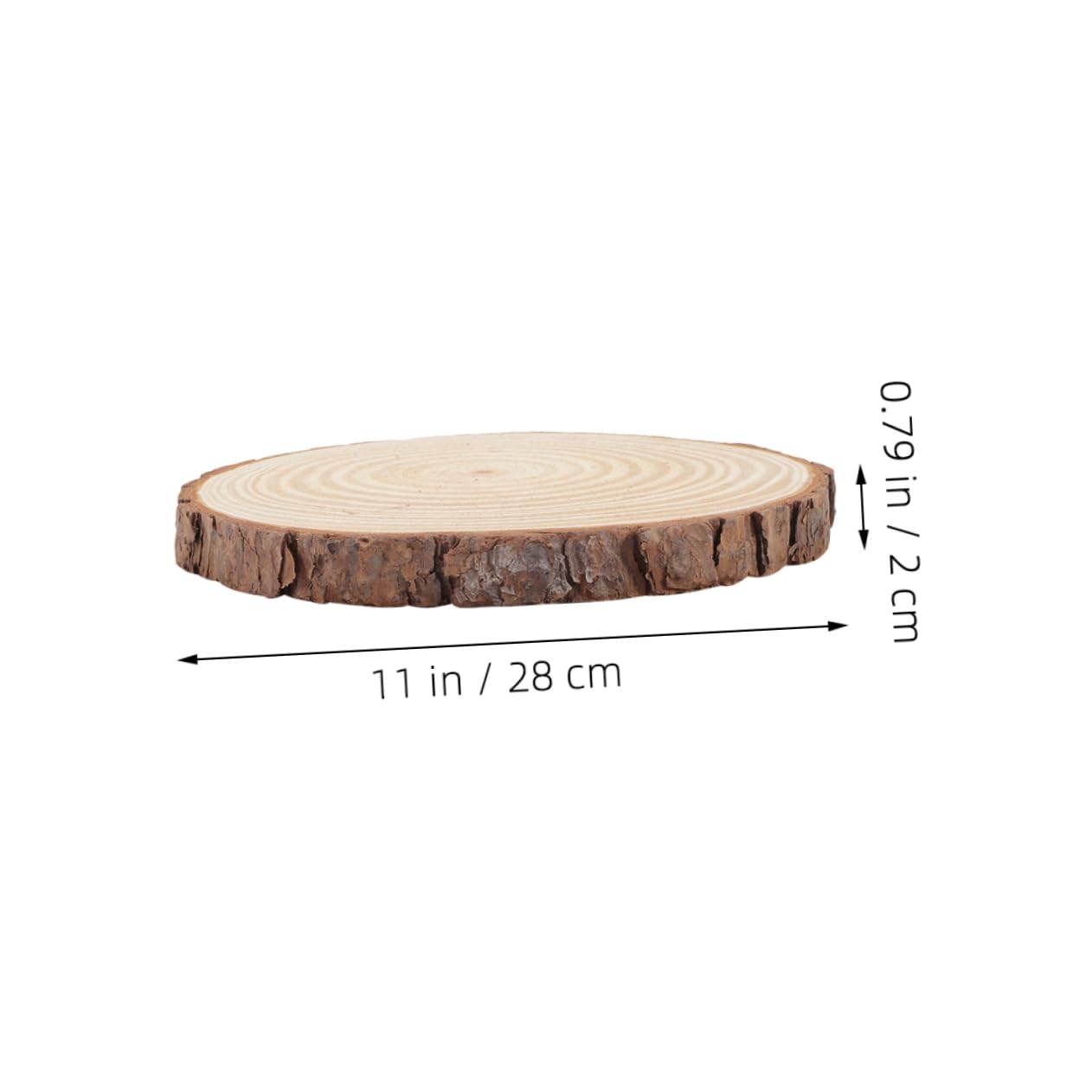 Piedras para Escalones de Jardín de Madera Adoquín de Jardín en Forma de Tronco para Pasarela Exterior y Decoración