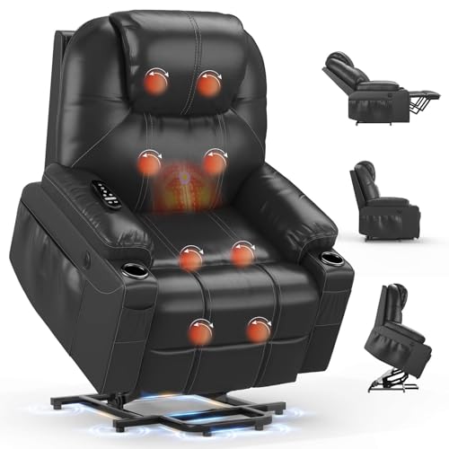 BareTay Recliner Armchair Lift Chair For the Elderly, Power 