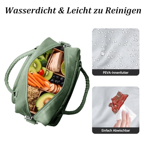 AOTM Kühltasche Klein Frauen Männer, 12L Lunchtasche mit Gurt für Arbeit – Ansicht 5