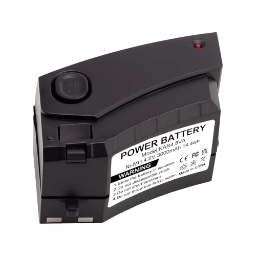 3000mAh 4.8V NI-Mh Batería para Kärcher K55, K65+, kB5, kc55 U.A., Como 28100010, 6.654-118.0,