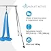 Uplift Active Adjustable Yoga Aerial Rig - Only Premium Home Yoga Stand with Adjustable Height | Portable Stainless Steel Rig | Aerial Fitness, Use with Hoops/Lyra, Silks & Hammock