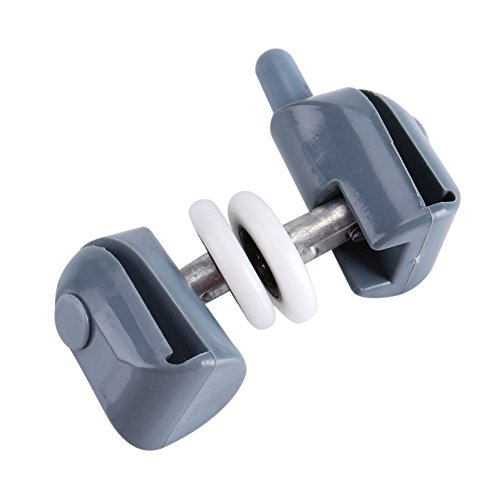 8pcs Kit Rulli per porte doccia TOPINCN Rulli Doccia Cuscinetti Box Doccia Twin Bottom Top Pulegge Ruote Runners Bathroom Kit di ricambio rulli inferiori superiori (Single wheel)