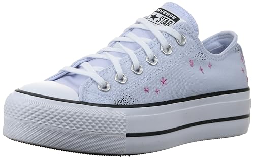Converse Chuck Taylor All Star Lift - Zapatos con cordones para mujer, azul pastel, 36 EU