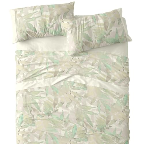 Parure de lit 135x190/200 olive motif 044 drap Burrito Blanco