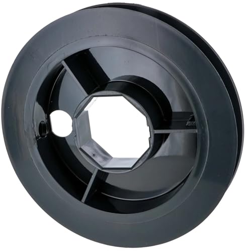 cyclingcolors Poulie de guidage volet roulant sangle 12 à 15mm centre octogonal 40mm en plastique noir à clipser Fenêtre Store, Ø 160mm