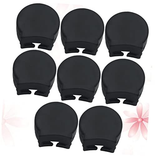 CIMAXIC 8Pcs Thumb Cushion Pad Resilient Rubber Rest Protector for Enhanced Comfort and Stability Wear Resistant Design for Optimal Playing Performance Black