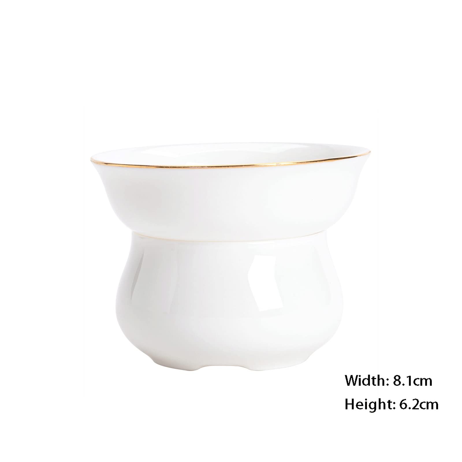 Sitko do herbaty jadeit biała porcelana wyciek herbaty filtr siatkowy ceramiczny zestaw do herbaty Kung Fu akcesoria łatwy w użyciu, szybki i łatwy do czyszczenia