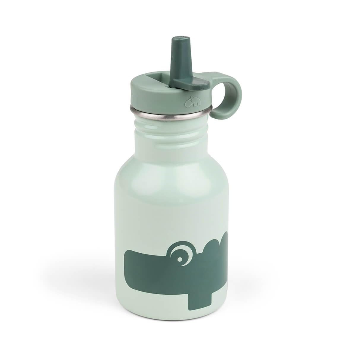 Done by Deer Drinkfles RVS Croco Groen 350 ml