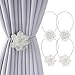 kilofly 4pc Magnetic Decorative Drape Buckle Holdbacks Curtain Tiebacks Clips