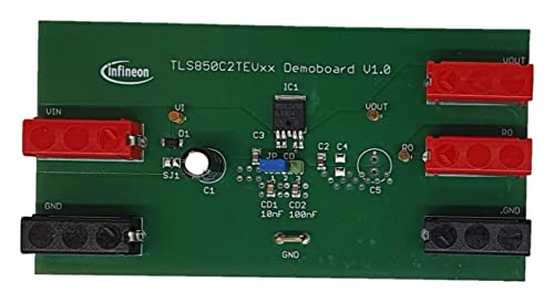 TLS850C2TEV50 Linear Voltage Regulator Demo Board - Efficient Management Solution for Electronics Prototyping