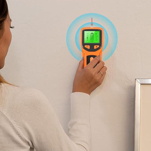 Escáner de pared multifuncional con pantalla LCD para detectar cables y vigas 5