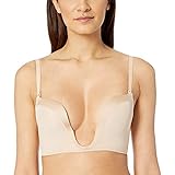 Wonderbra Women's Ultimate Plunge Underwire Bra, Skin, 32F